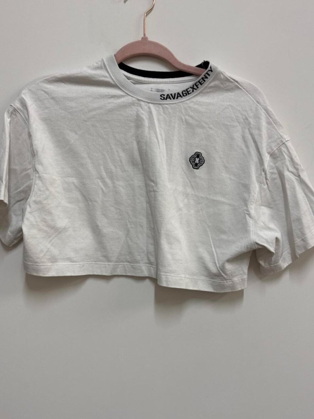 Savage x Fenty Women's White Crop-top